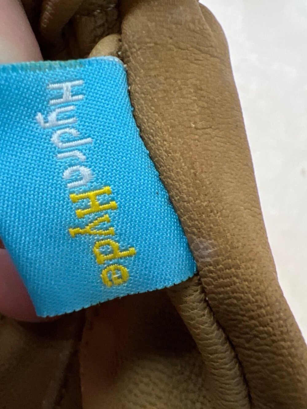 3M Thinsulate Wells Lamont Gloves Teal Leather- Camel Brown NWOT Medium Womans - Picture 3 of 4